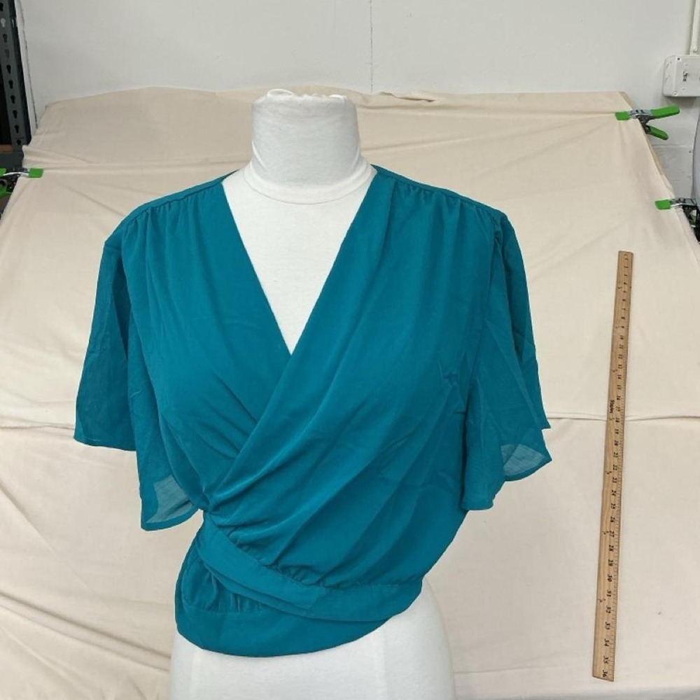LYANER Women's Tie Front Wrap Blouse –‎ XL – NWOT